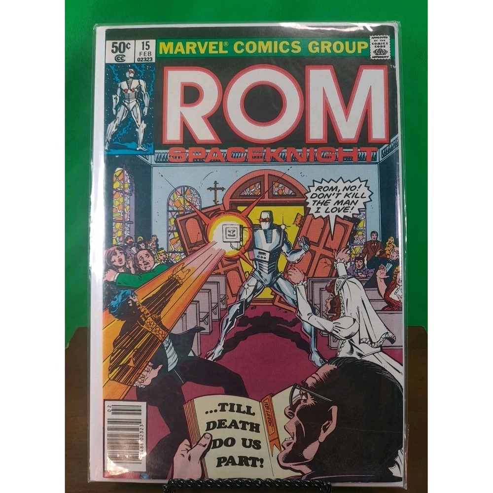 ROM SPACEKNIGHT #15 Marvel Comics Bagged & Carded 1981 Great Condition